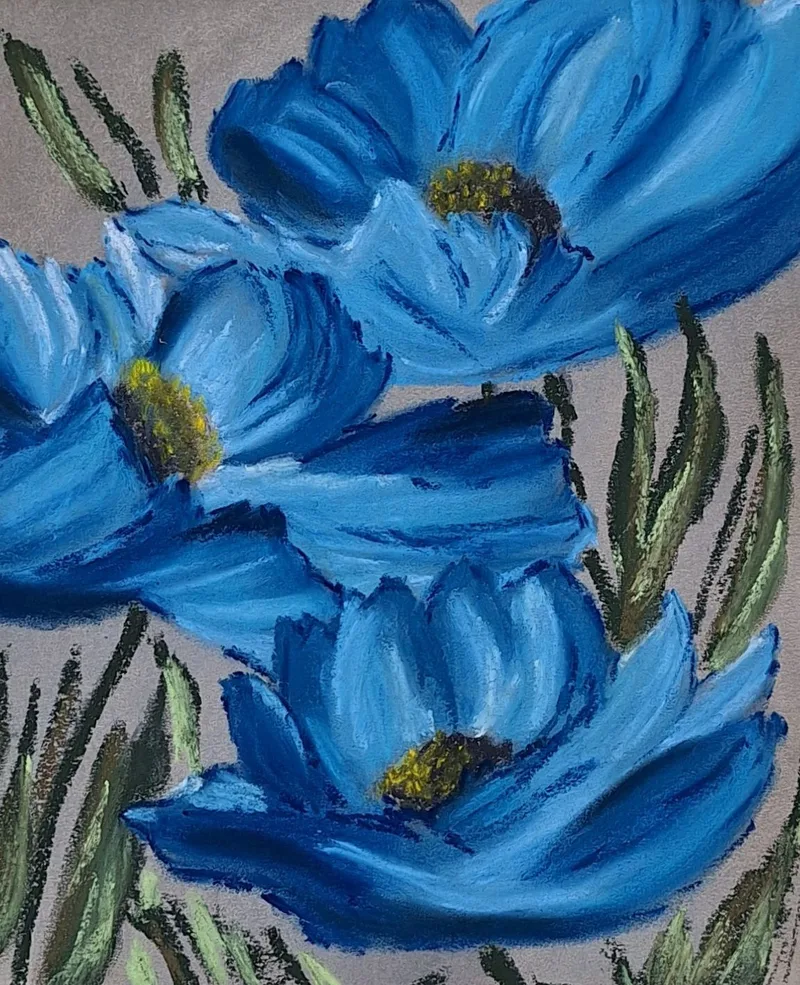 Blauer Mohn